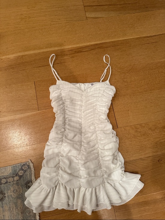 Lucy in the Sky Dresses & Skirts - Lucy in the Sky White Spaghetti Strap Mini Dress